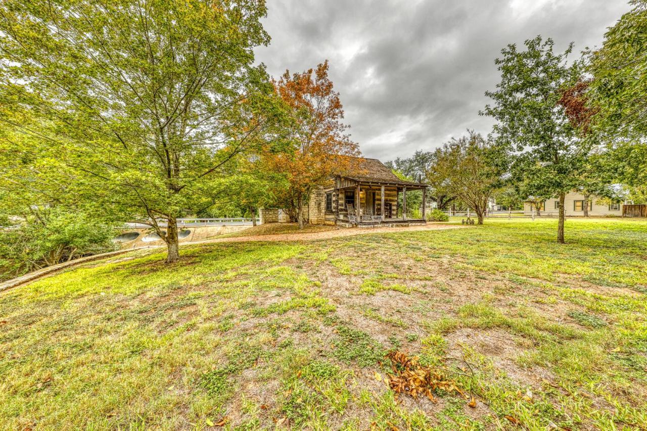 Town Creek Log Cabin Villa Fredericksburg Eksteriør bilde