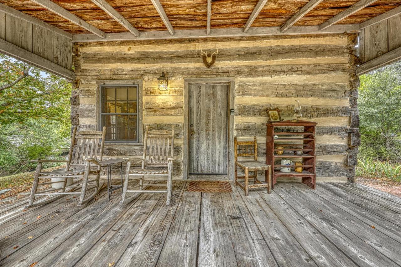 Town Creek Log Cabin Villa Fredericksburg Eksteriør bilde