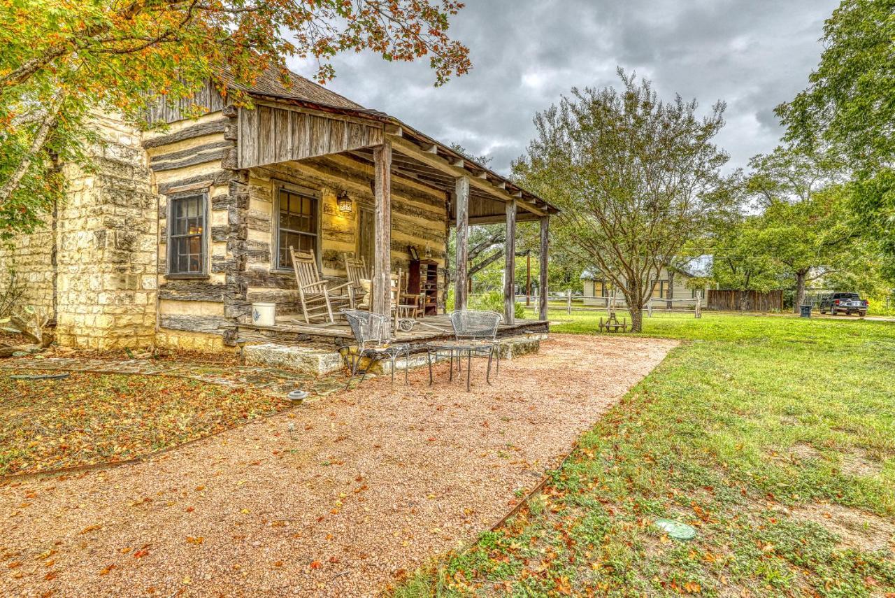 Town Creek Log Cabin Villa Fredericksburg Eksteriør bilde