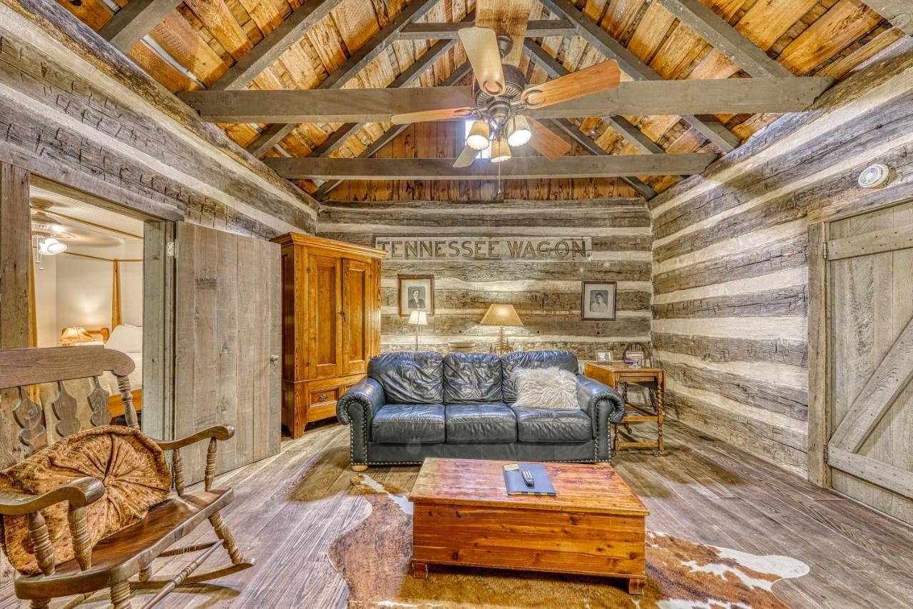 Town Creek Log Cabin Villa Fredericksburg Eksteriør bilde