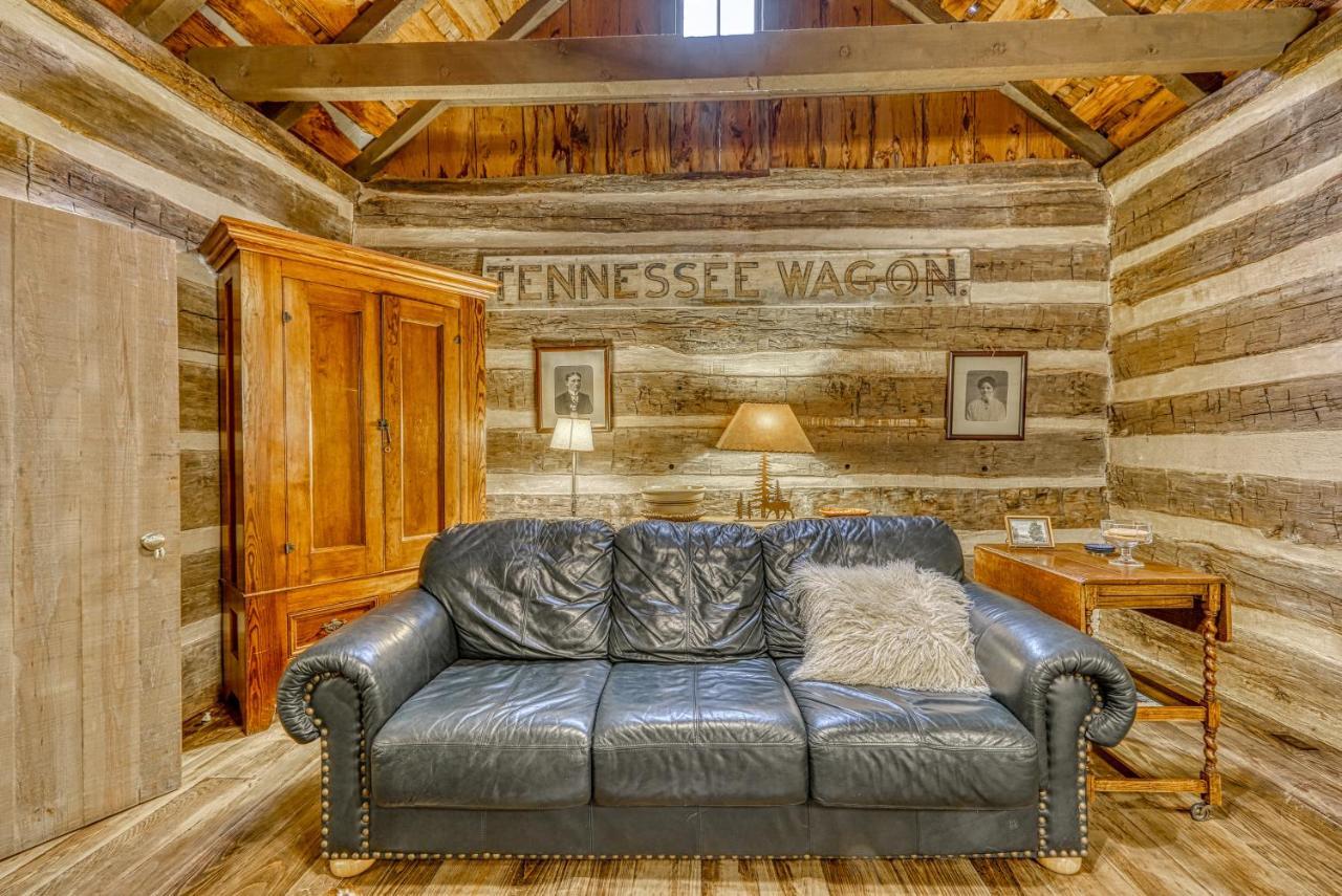 Town Creek Log Cabin Villa Fredericksburg Eksteriør bilde