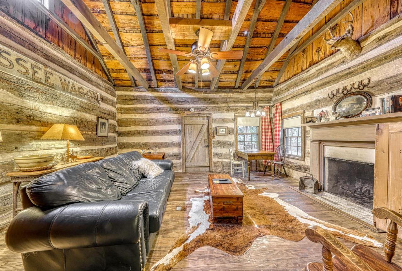 Town Creek Log Cabin Villa Fredericksburg Eksteriør bilde