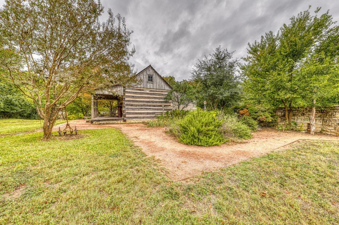 Town Creek Log Cabin Villa Fredericksburg Eksteriør bilde